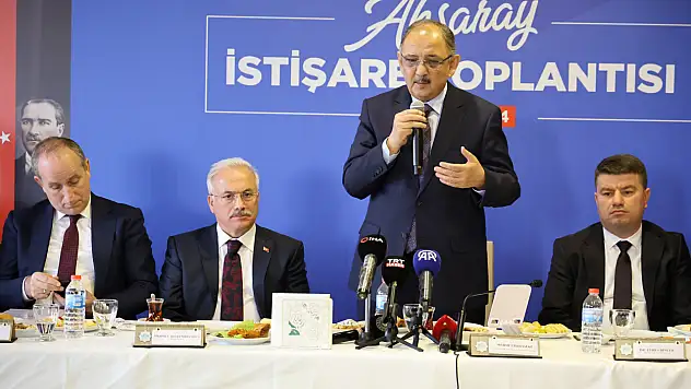 Bakan Özhaseki: Her an 5-6 büyüklüğünde buralarda deprem olabilir