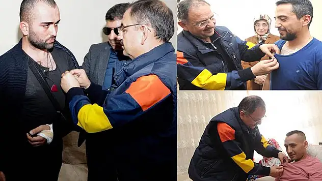 Bakan Özhaseki'den Afrin Gazilerine Ziyaret