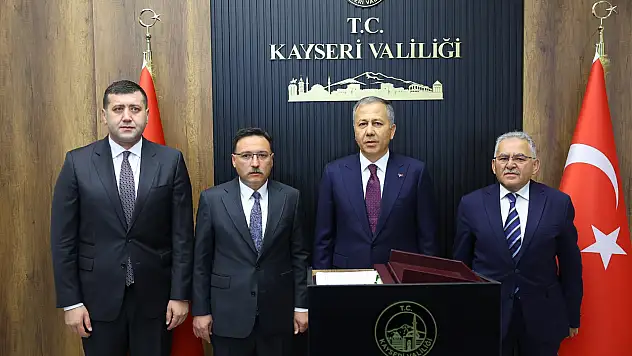 Bakan Yerlikaya Kayseri'de…