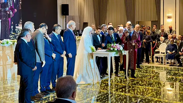 Bakan Yumaklı'nın mutlu gününe Kayseri'den önemli katılım