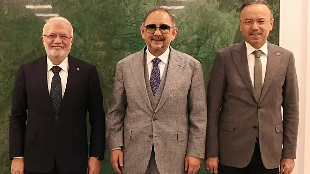 Bakanlıktaki ziyarette neler konuşuldu?