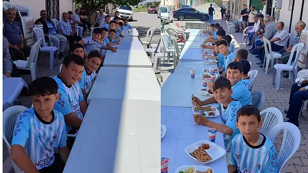 Başakpınarlı sporcu miniklerden vefa örneği...