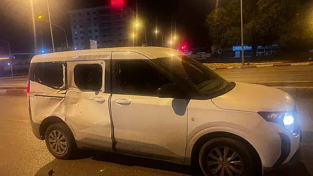 Korkutan kaza: : At telef oldu, araç hasar aldı