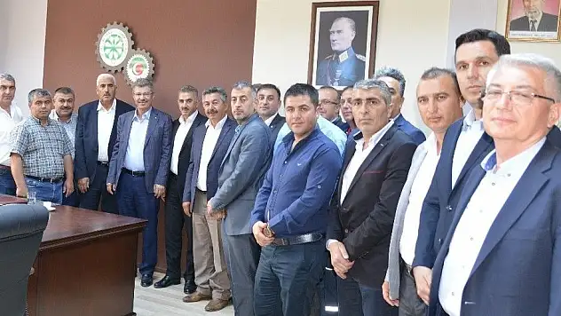 Başkan Akay Şeker-İş Sendikası'nı Ziyaret Eti