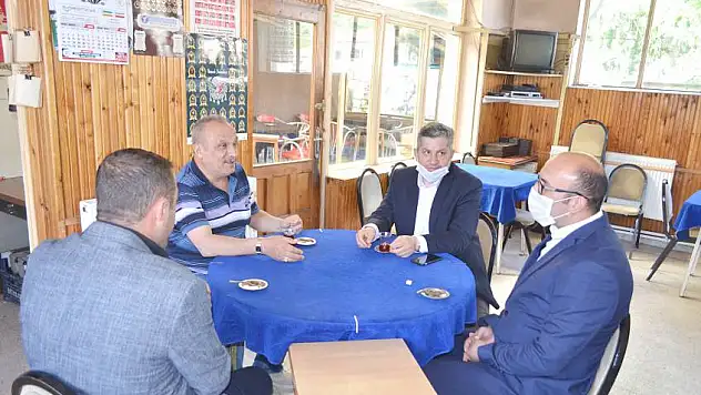 Başkan Altun, normalleşme sürecinde esnafı ziyaret etti