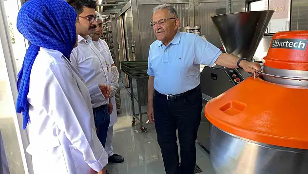 Başkan Büyükkılıç Mobil Ekmek Fırını'nı yerinde inceledi!