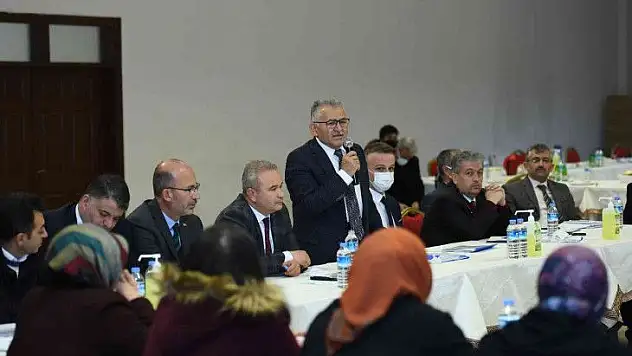 Büyükkılıç'tan, muhtarlara yakın takip!