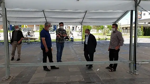 Başkan Büyükkılıç, Cuma namazı öncesi alınan tedbirleri inceledi