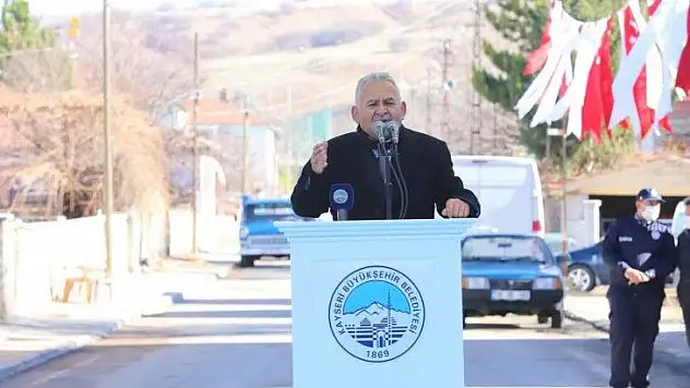 Büyükkılıç'tan, Felahiye'de doğalgaz sözü!