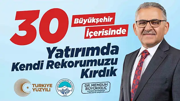 'Kayseri kendi rekorunu kırdı'