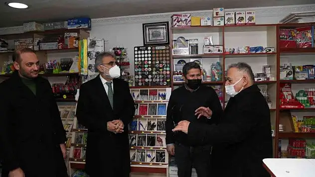 Büyükkılıç'tan esnaf ziyareti..