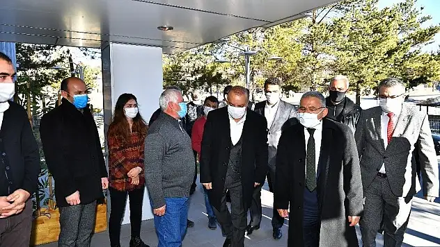 Başkan Büyükkılıç`ın Pınarbaşı ve Sarız incelemesi