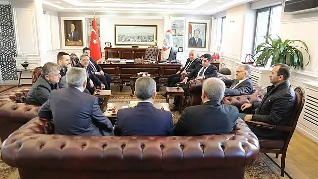 Başkan Büyükkılıç sendika temsilcilerini ağırladı