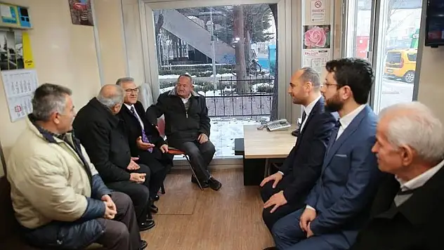 Başkan Büyükkılıç, taksici esnafını ziyaret etti
