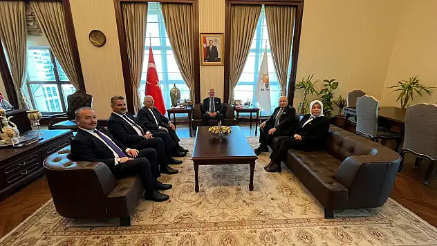 Başkan Büyükkılıç'tan  Başkan Vekili Elitaş'a ziyaret