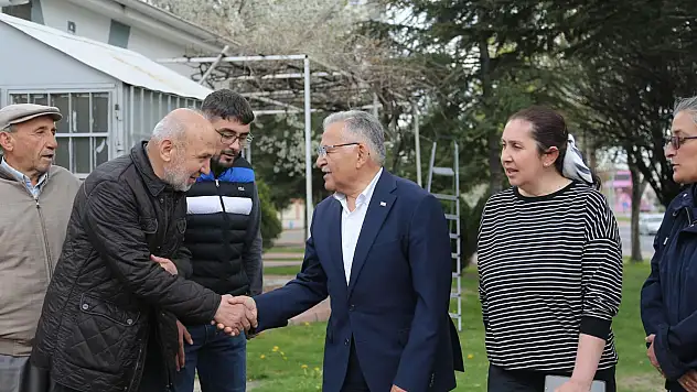 Başkan Büyükkılıç'tan Beyazşehir Mahallesi'ne ziyaret