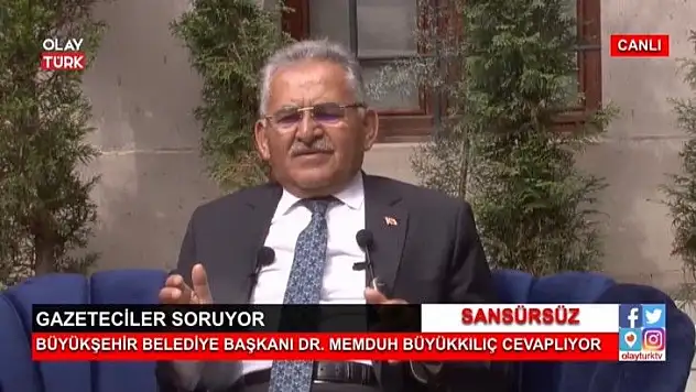 Başkan Büyükkılıç'tan, dikkat çeken açıklama: O yola sabotaj var!