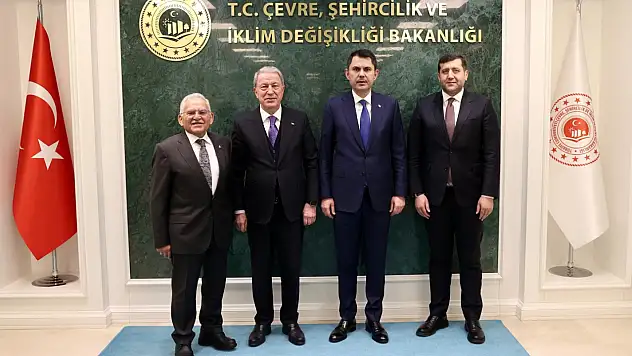Başkan Büyükkılıç'tan dikkat çeken ziyaret! Bakan ile görüştü