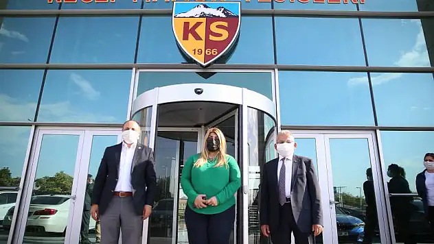 BAŞKAN BÜYÜKKILIÇ'TAN KAYSERİSPOR'A ZİYARET