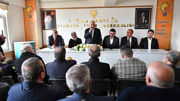 Büyükkılıç'tan Tomarza ve Bünyan'da hizmet ve yatırımları anlattı
