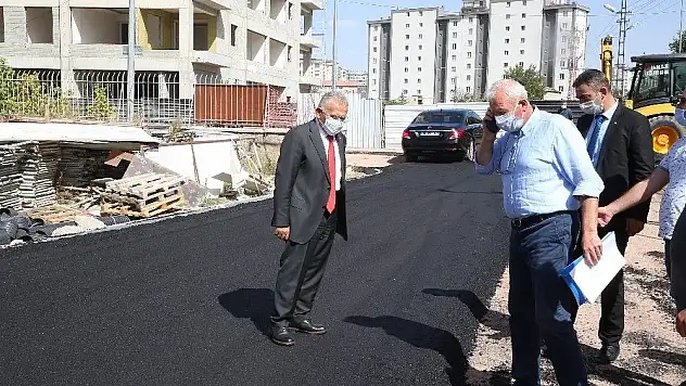 Büyükkılıç, Tapu Kadastro Bölge Müdürlüğü hizmet binası çevresindeki çalışmaları yerinde denetledi