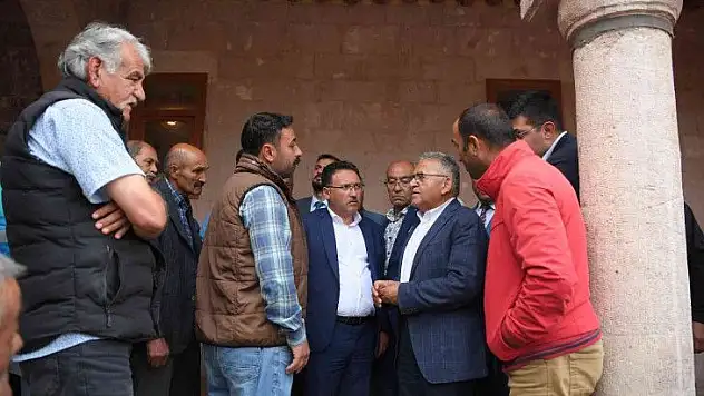 Başkan ve Vali Hamidiye Medresesi'nde inceleme yaptı...