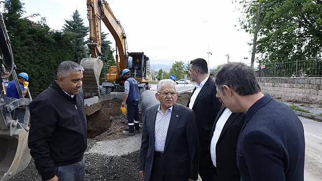 Başkan Büyükkılıç yatırımı inceledi: 25 milyon TL'lik!