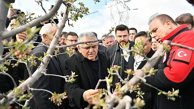 Başkan Büyükkılıç'tan üreticiye moral