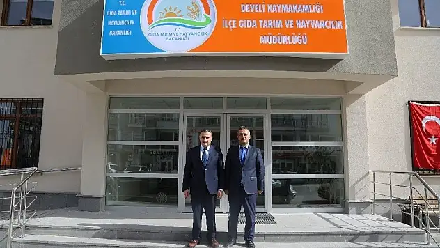 Başkan Cabbar, Gıda Tarım ve Hayvancılık Müdürlüğünü ziyaret etti