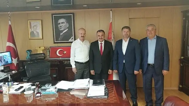Başkan Cabbar, yeni emniyet binası için Emniyet Genel Müdürlüğü'nü ziyaret etti
