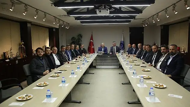 Başkan Çelik'e vefa ve teşekkür ziyareti