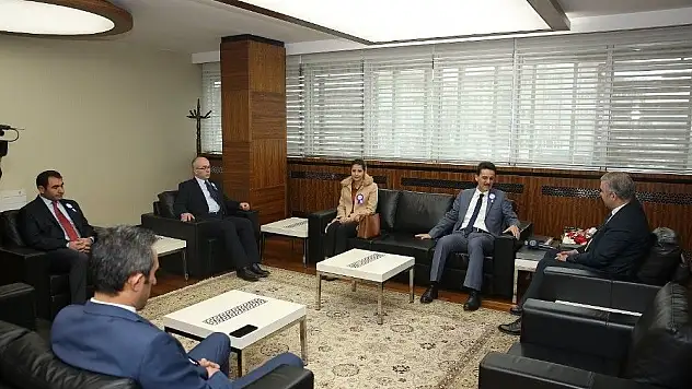 Başkan Çelik, Kayseri Vergi Dairesi Başkanı Günçavdı ile görüştü