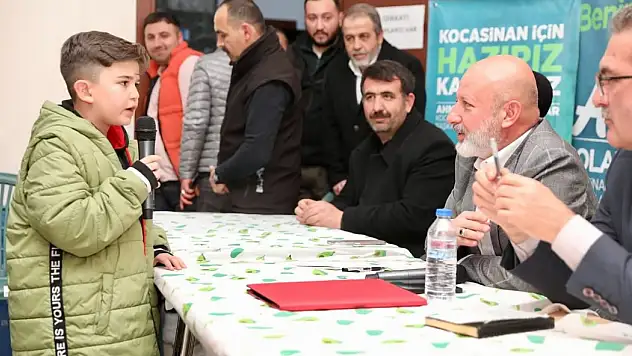 Başkan Çolakbayrakdar, mahalle sakinlerine müjde verdi