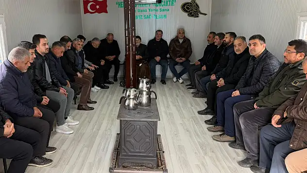 Başkan'dan, Başkan'a taziye ziyareti