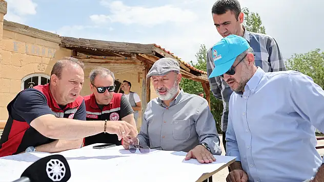 Başkan ile müdür bir araya geldi: Bakın neyi incelediler