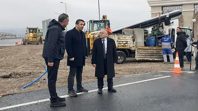 Başkan'ın pazar mesaisi...
