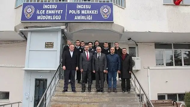 Başkan Karayol İncesu Emniyet Amirliğini ziyaret etti