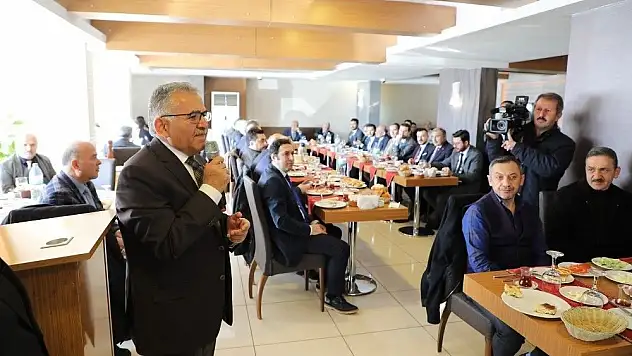 Büyükkılıç, 'Başarıyı esnaf ve sanatkarlar ile birlikte kazandık'