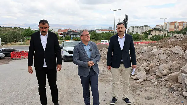 Başkan Özdoğan çalışmaları yerinde inceledi