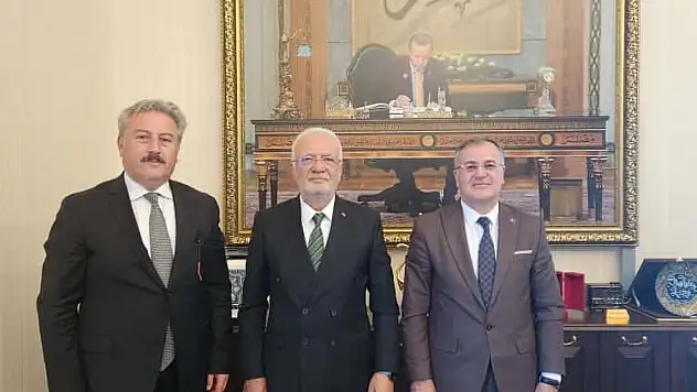 Kayserili Başkanlardan Elitaş'a dikkat çeken ziyaret