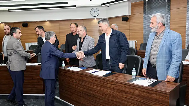 Başkan Özdoğan muhtarlarla bir araya geldi