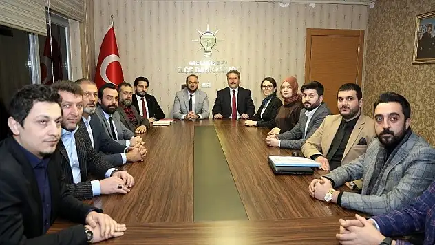Başkan Palancıoğlu'dan Melikgazi teşkilatına ziyaret