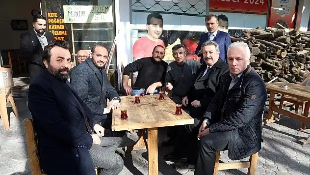 Başkan Palancıoğlu Hunat Esnafıyla