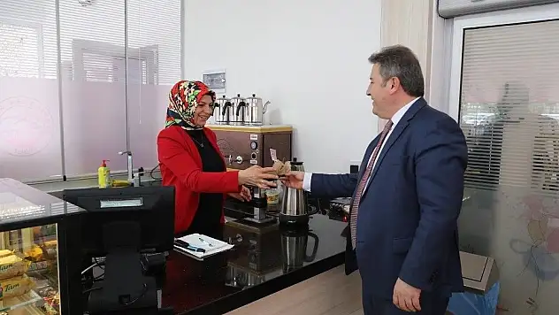 Başkan Palancıoğlu kadın kültür merkezlerini ziyaret etti