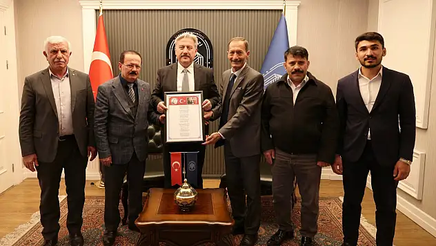 Başkan Palancıoğlu misafirlerini ağırladı
