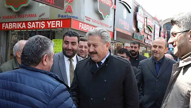 Palancıoğlu'ndan esnaf ziyareti