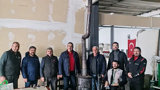 Başkan sanayide esnafın sorununu dinledi