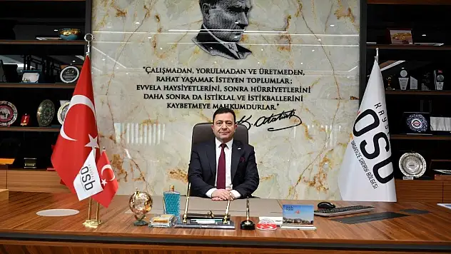 Başkan Yalçın: 'Sanayicimiz zorluklara rağmen üretmeye devam ediyor'