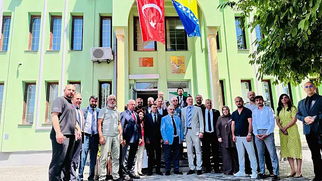 Başkan Yalçın Bosna'da kardeşlik mesajı verdi