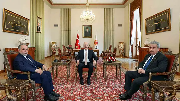 Başkan Yalçın bakın kim ile bir araya geldi?